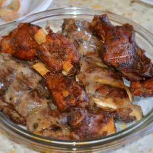 Costillas de cerdo ibérico