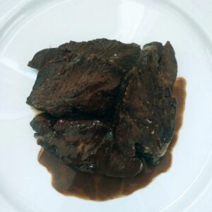 Carrillera de cerdo ibérico en su jugo 250 g