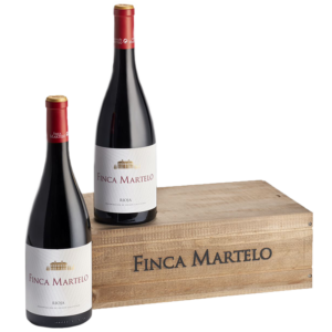 Finca Martelo 2021 — caja de madera de 2 botellas 75 cl