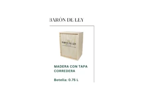 Estuche Barón de Ley selección - 6 botellas en madera