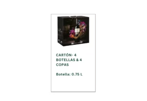 Estuche Barón de Ley - 4 botellas y 4 copas