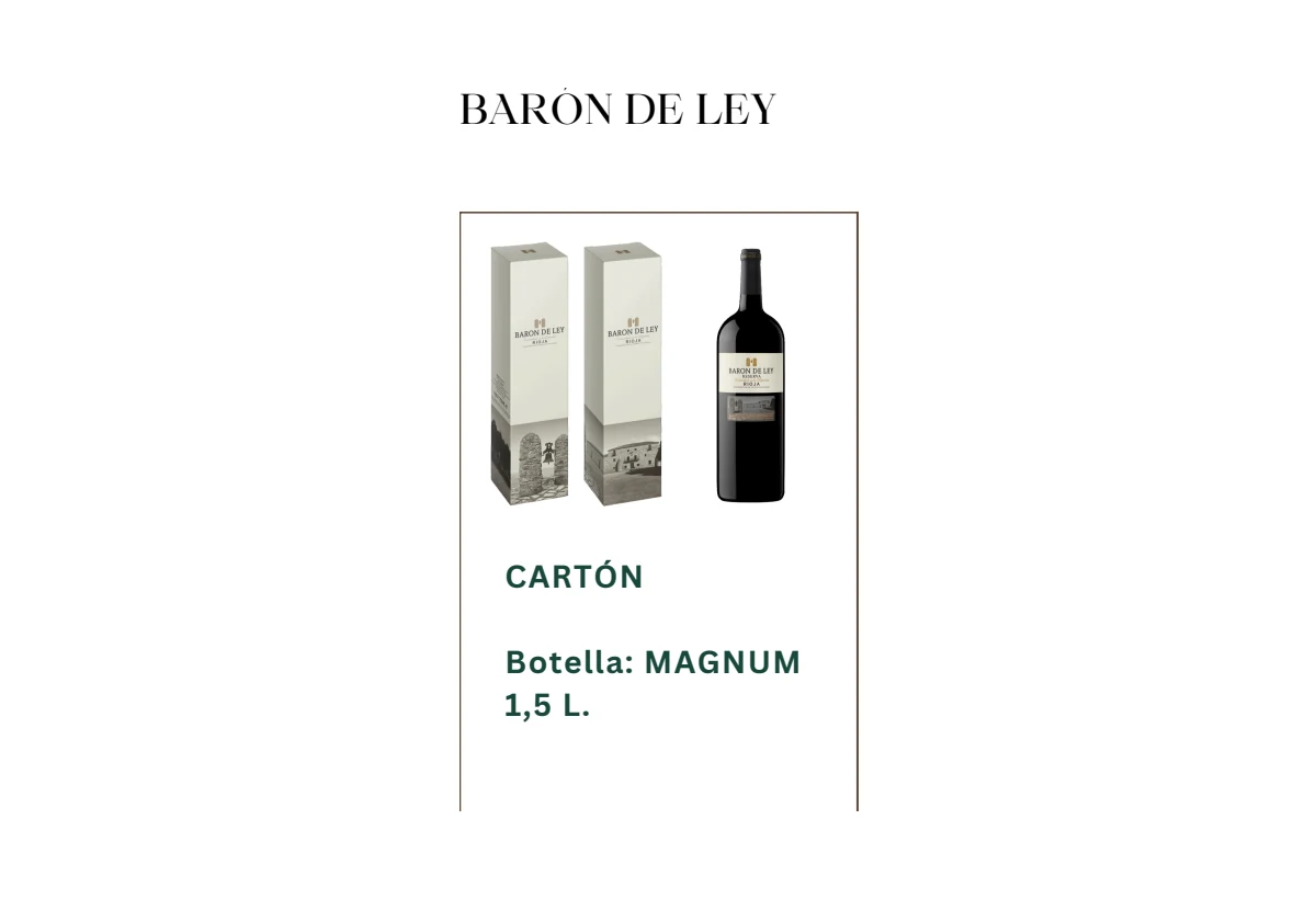 Barón de Ley Reserva Magnum 1,5 L en estuche de cartón