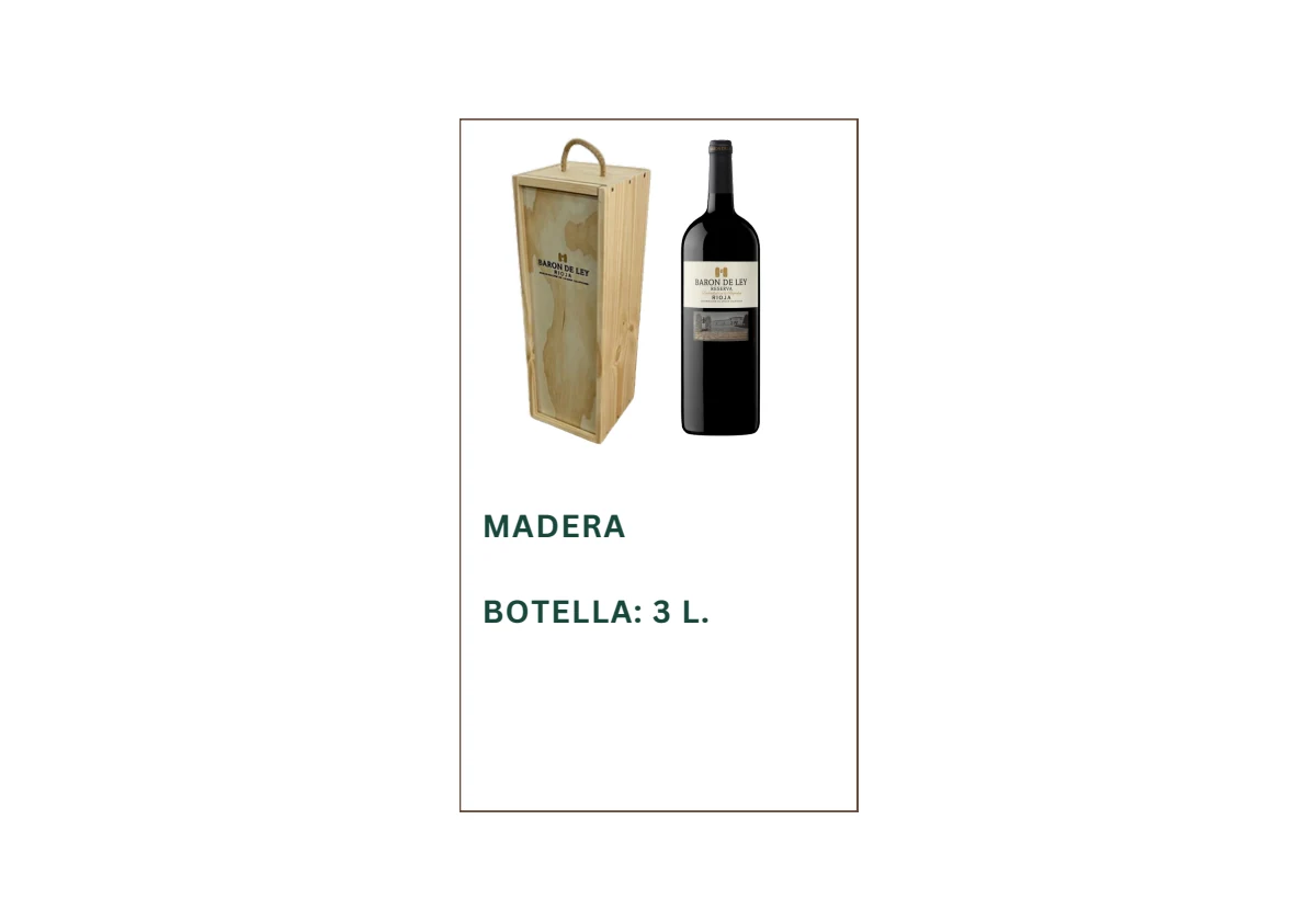 Barón de Ley Reserva 3 L en caja de madera