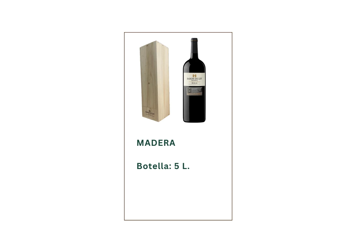 Barón de Ley Reserva 5 L en caja de madera