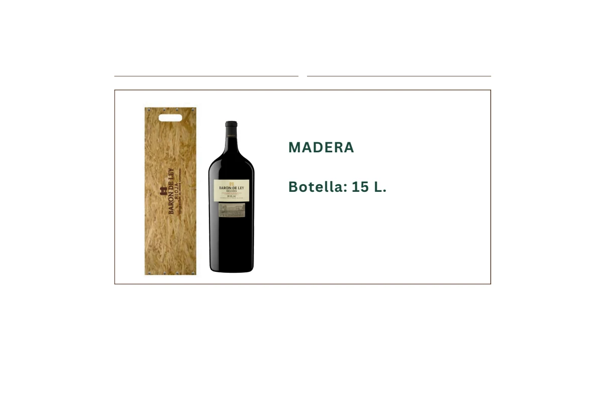Barón de Ley Reserva 15 L en caja de madera