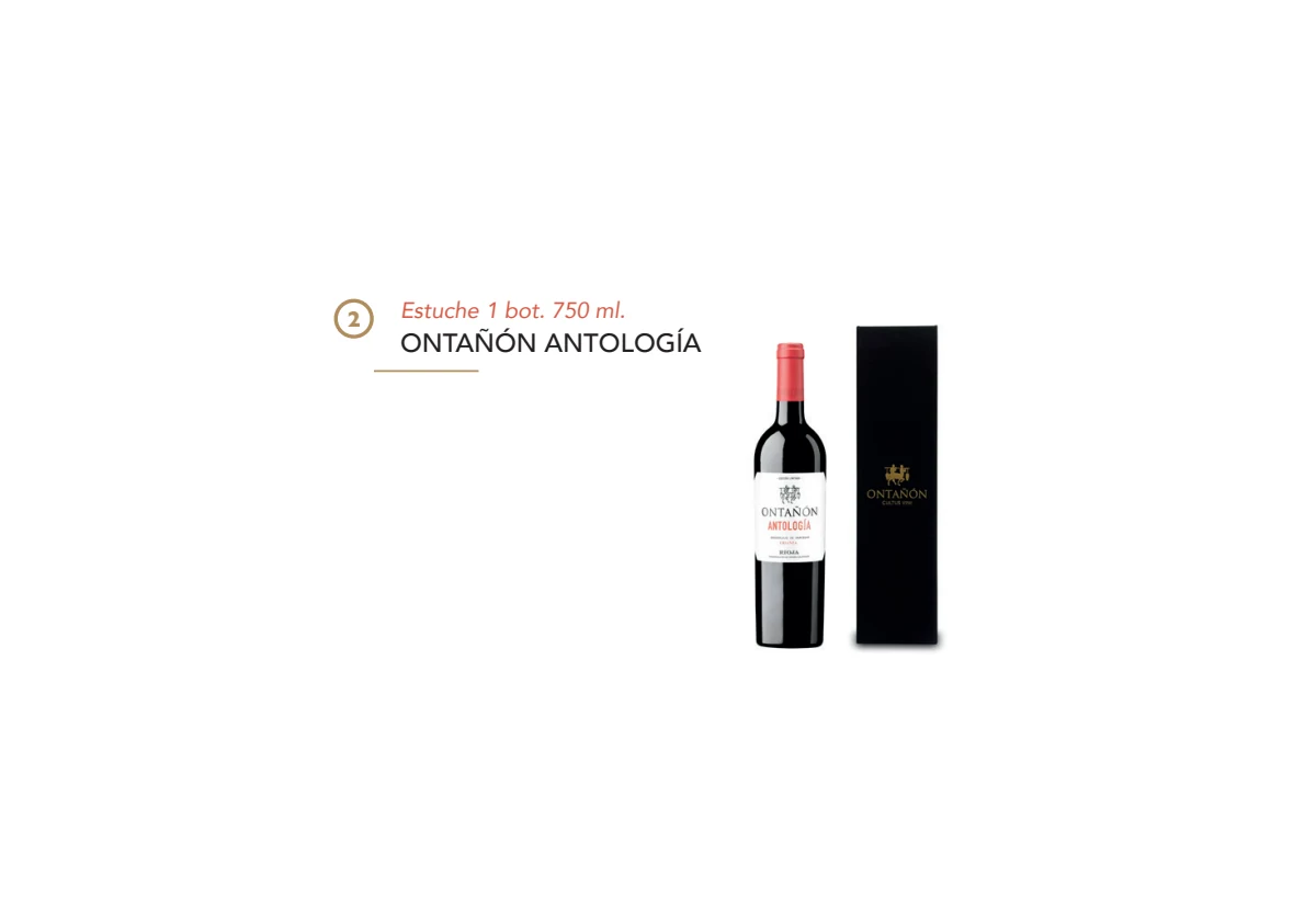 Estuche Ontañón Antología - 1 botella 750 ml