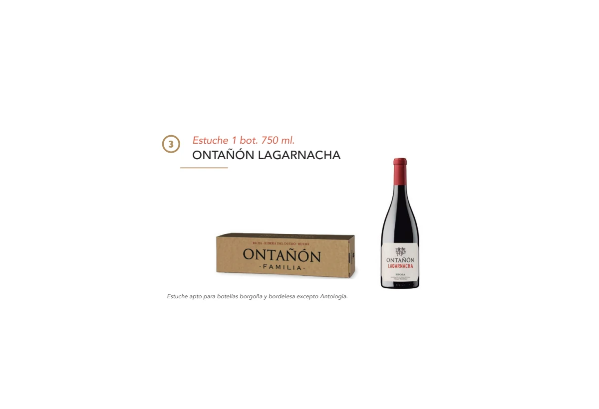 Estuche Ontañón Lagarnacha - 1 botella 750 ml