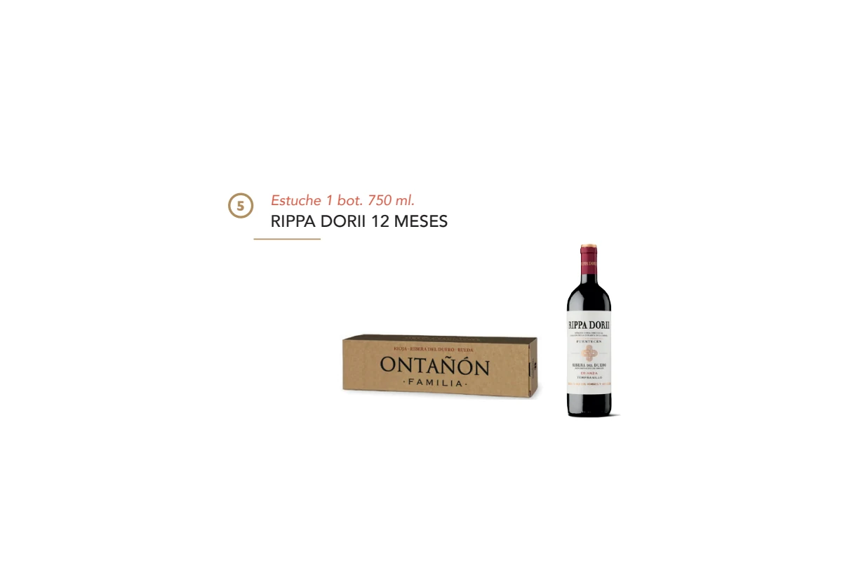 Estuche Rippa Dorii 12 Meses - 1 botella 750 ml