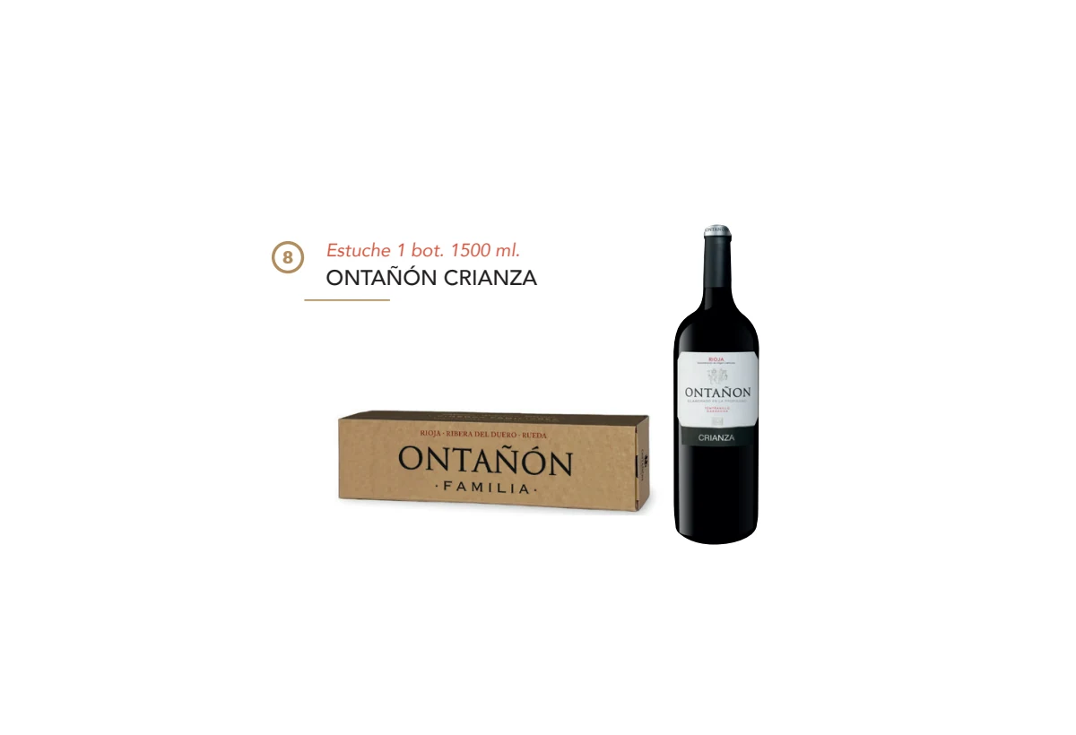 Estuche Ontañón Crianza Magnum - 1 botella 1,5 L