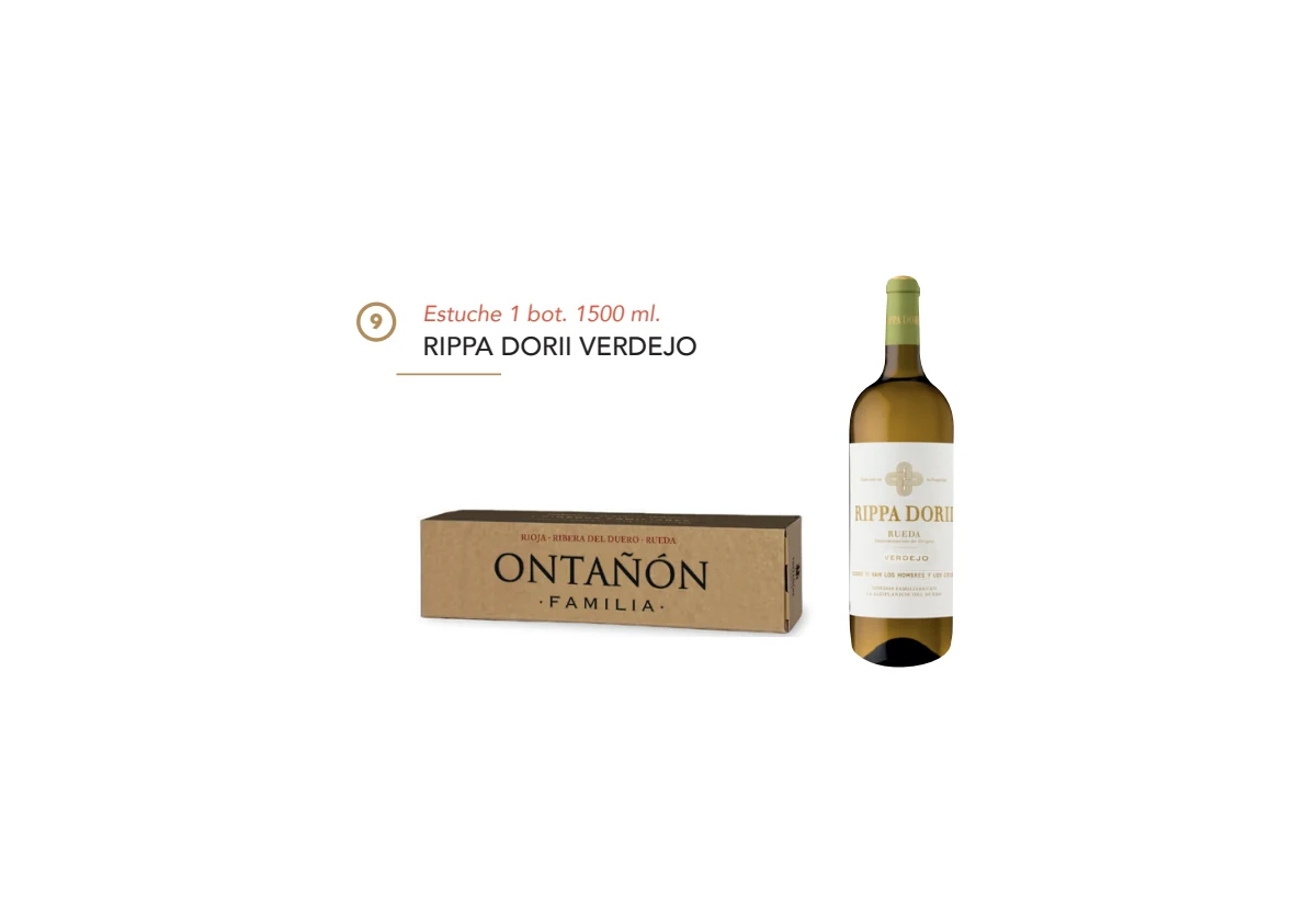 Estuche Rippa Dorii Verdejo Magnum - 1 botella 1,5 L