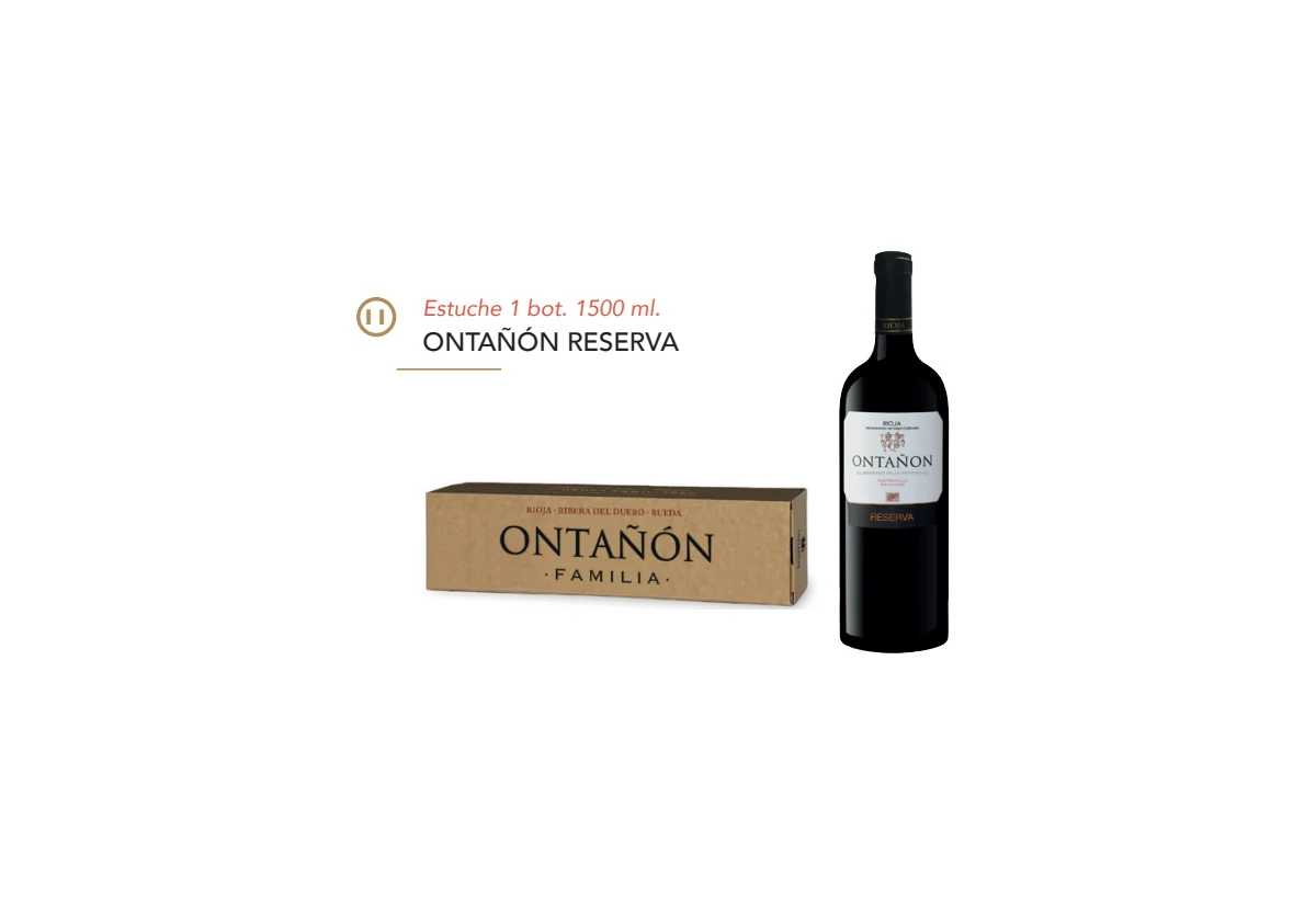 Estuche Ontañón Reserva Magnum - 1 botella 1,5 L