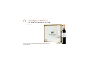 Estuche Ontañón Gran Reserva - 6 botellas y 6 copas