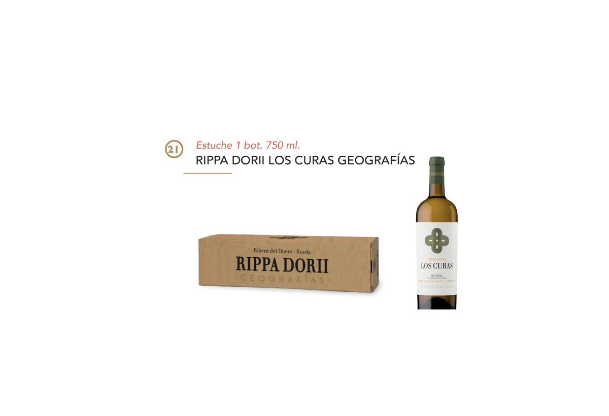 Estuche Rippa Dorii Los Curas Geografías - 1 botella 750 ml
