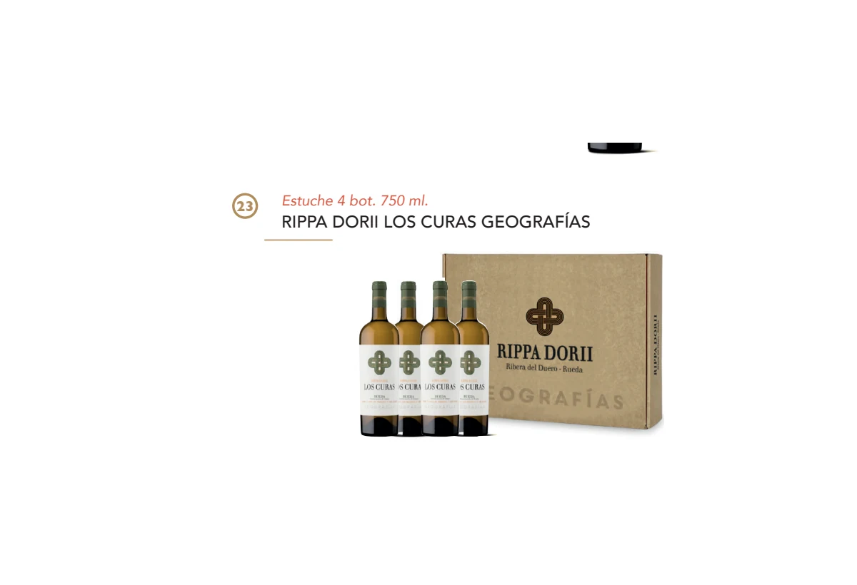 Estuche Rippa Dorii Los Curas Geografías - 4 botellas 750 ml