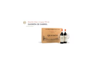 Estuche Queirón de Gabriel - 2 botellas y 2 copas