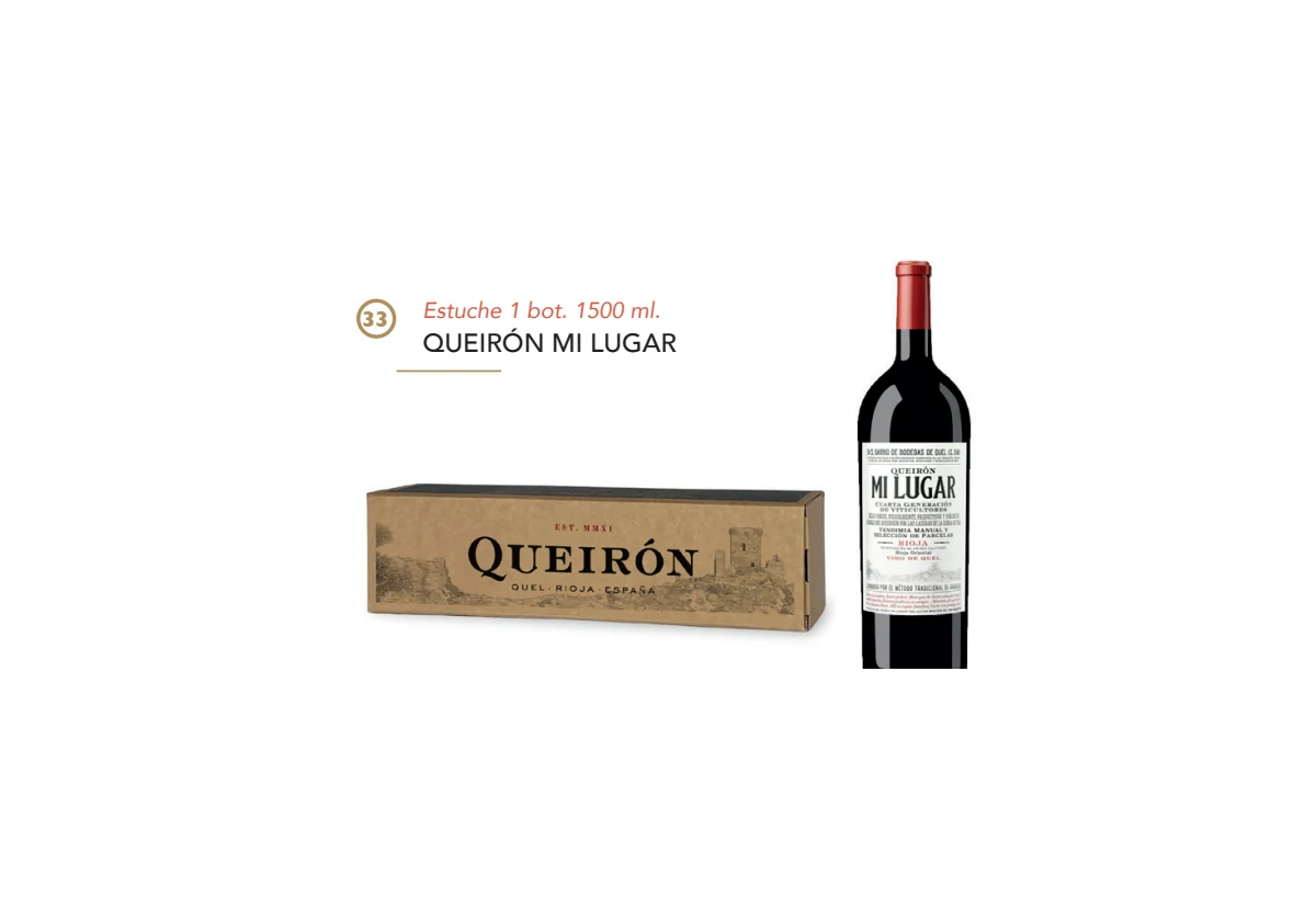 Estuche Queirón Mi Lugar Magnum - 1 botella 1,5 L