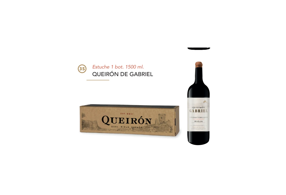 Estuche Queirón de Gabriel Magnum - 1 botella 1,5 L