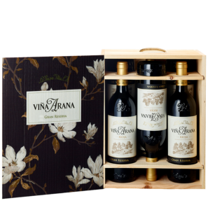 Viña Arana Gran Reserva 2017 — caja de madera de 6 botellas 75 cl