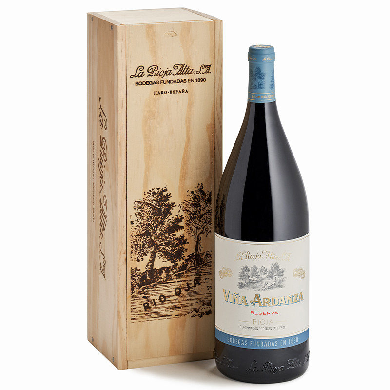 Viña Ardanza Reserva 2019 — caja de madera Magnum 1,5 L