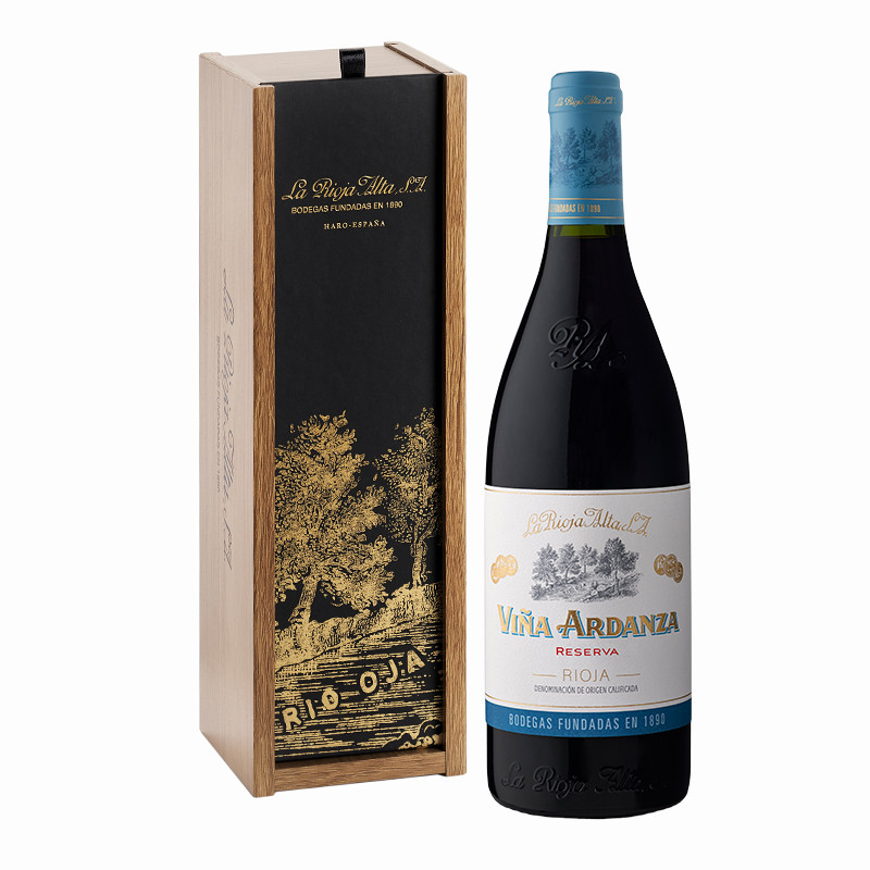 Viña Ardanza Reserva 2020 — caja de madera de 1 botella 75 cl