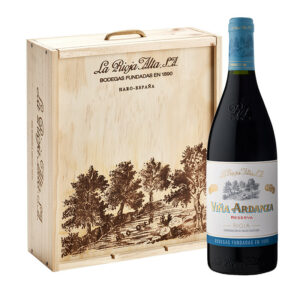 Viña Ardanza Reserva 2020 — caja de madera de 3 botellas 75 cl